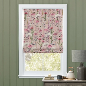 Hermione Printed Cotton Made to Measure Roman Blinds Blushbedding sets ,throw blankets 