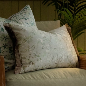 Hettie Printed Ruche Fringe Cushion Edenbedding sets ,throw blankets 