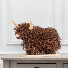 Hewie Wooden Sculpture Brownmodern home decor ,home decor for bedroom 