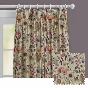 Hibbertia Printed Made to Measure Curtains Boysenberrybedding sets ,throw blankets 