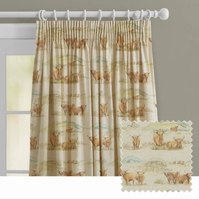 Highland Cattle Printed Made to Measure Curtains Linenbedding sets ,throw blankets 