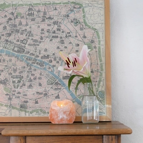 Himalayan Salt Candle Holderhome decor ,wall decor 