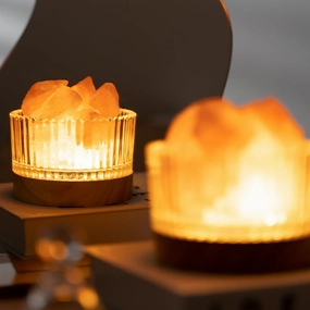 Himalayan Salt Crystal Diffuser with Lighttable lamp,smart table lamp
