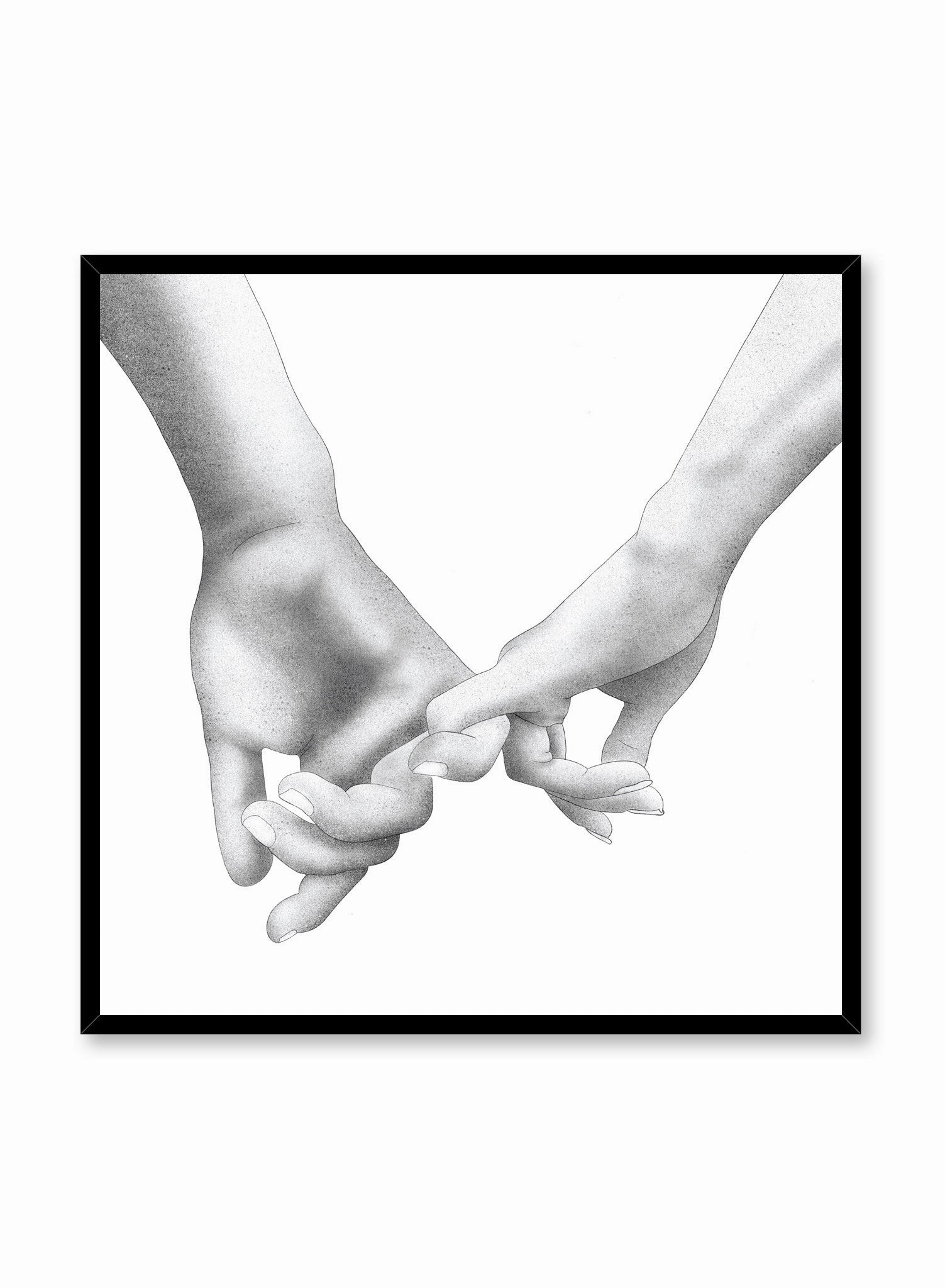 Holding Pinkies, Poster