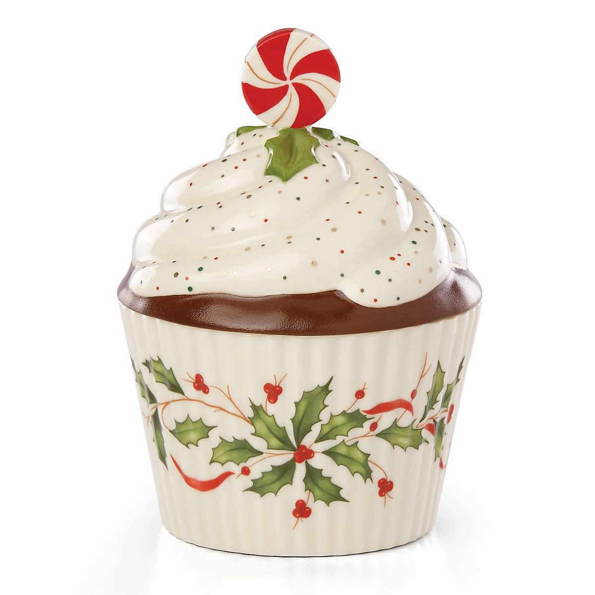 Holiday Bakeshop Cupcake Candy Dish