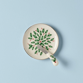 Holiday Cheese Plate & Knife Setmultipurpose serving tray