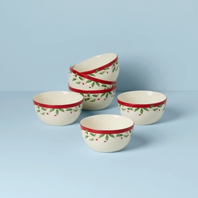 Holiday Dessert Bowls - Set of 6modern kitchen decor ,kitchen dinner set ,dinnerware 