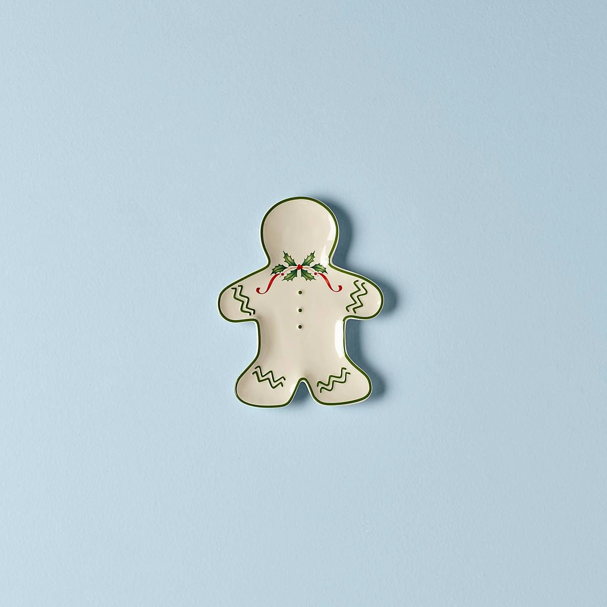 Holiday Gingerbread Man Accent Platemodern kitchen decor ,kitchen dinner set ,dinnerware 