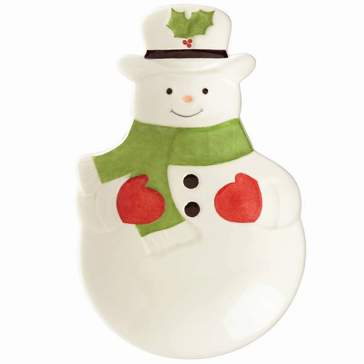 Holiday Snowman Spoon Rest