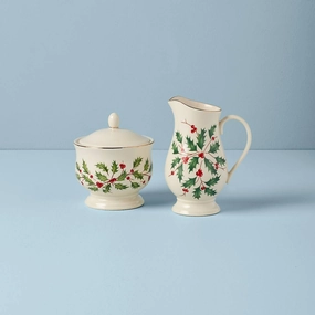 Holiday Sugar & Creamer Setmodern kitchen decor ,kitchen dinner set ,dinnerware 