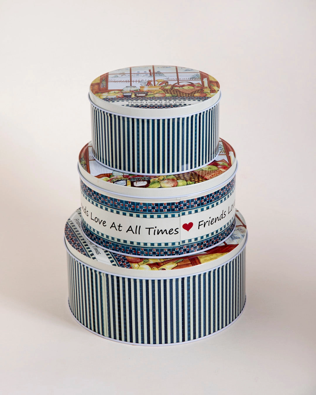 Homestead Round Storage Canister - Set Of 3