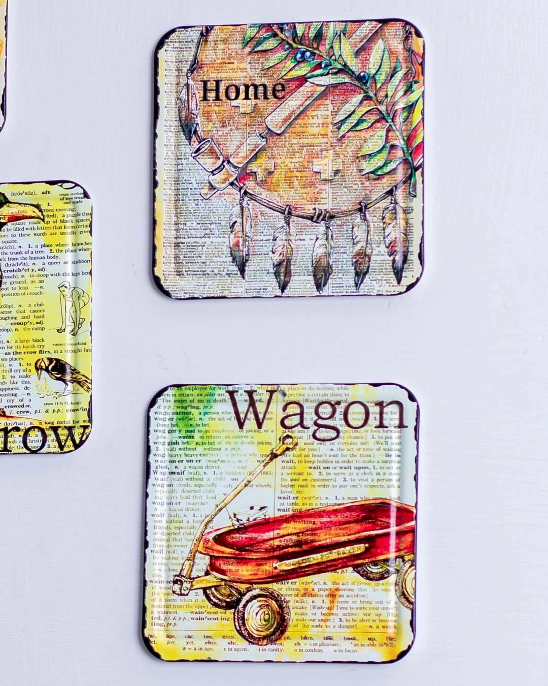 Household Metal Coasters - Set of 6