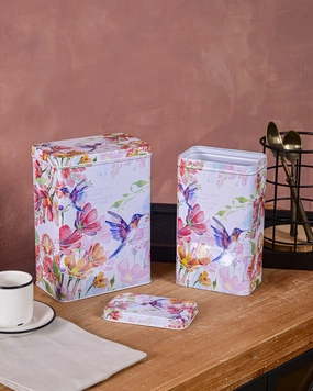 Hummingbird Harmony Storage Canister - Set Of 2modern kitchen decor ,kitchen dinner set ,dinnerware 