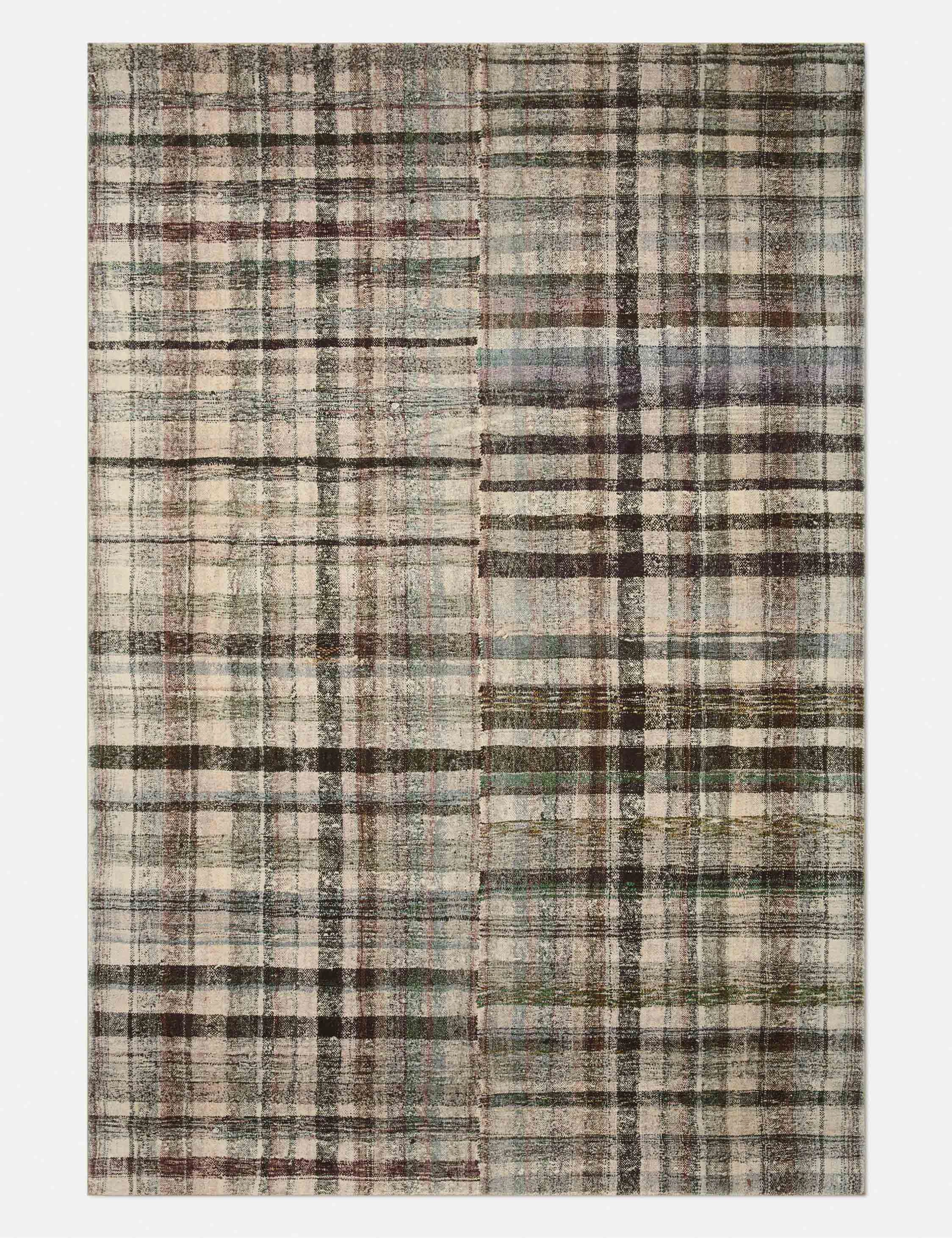 Humphrey Rug by Chris Loves Julia x Loloimodern color block patchwork rug