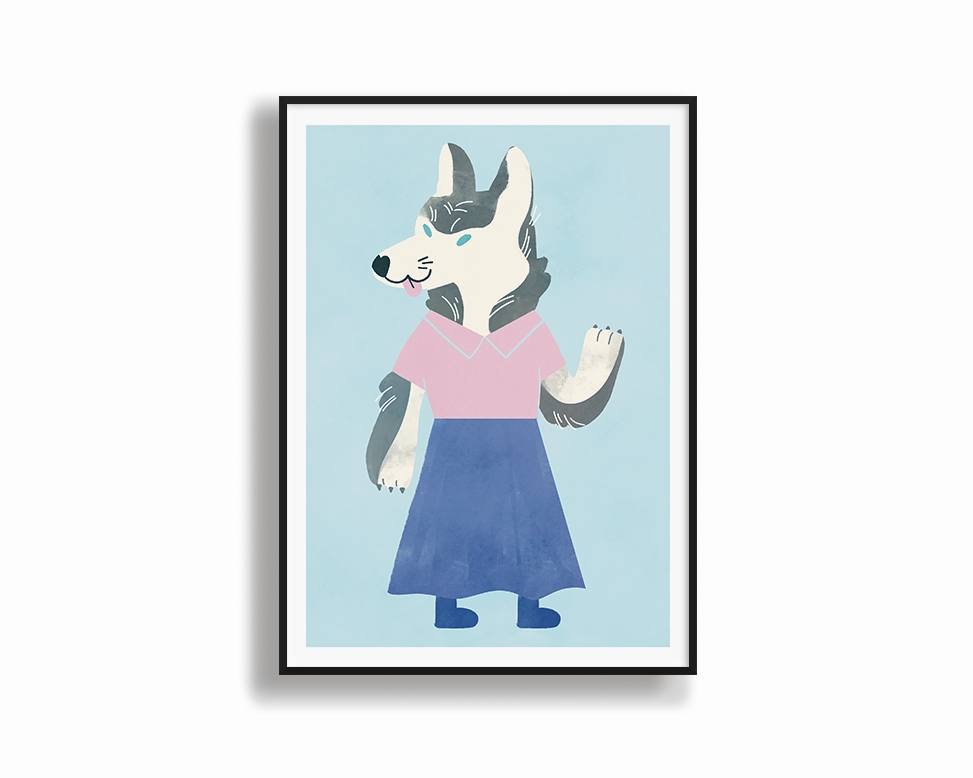 Huskynordic style wall decor