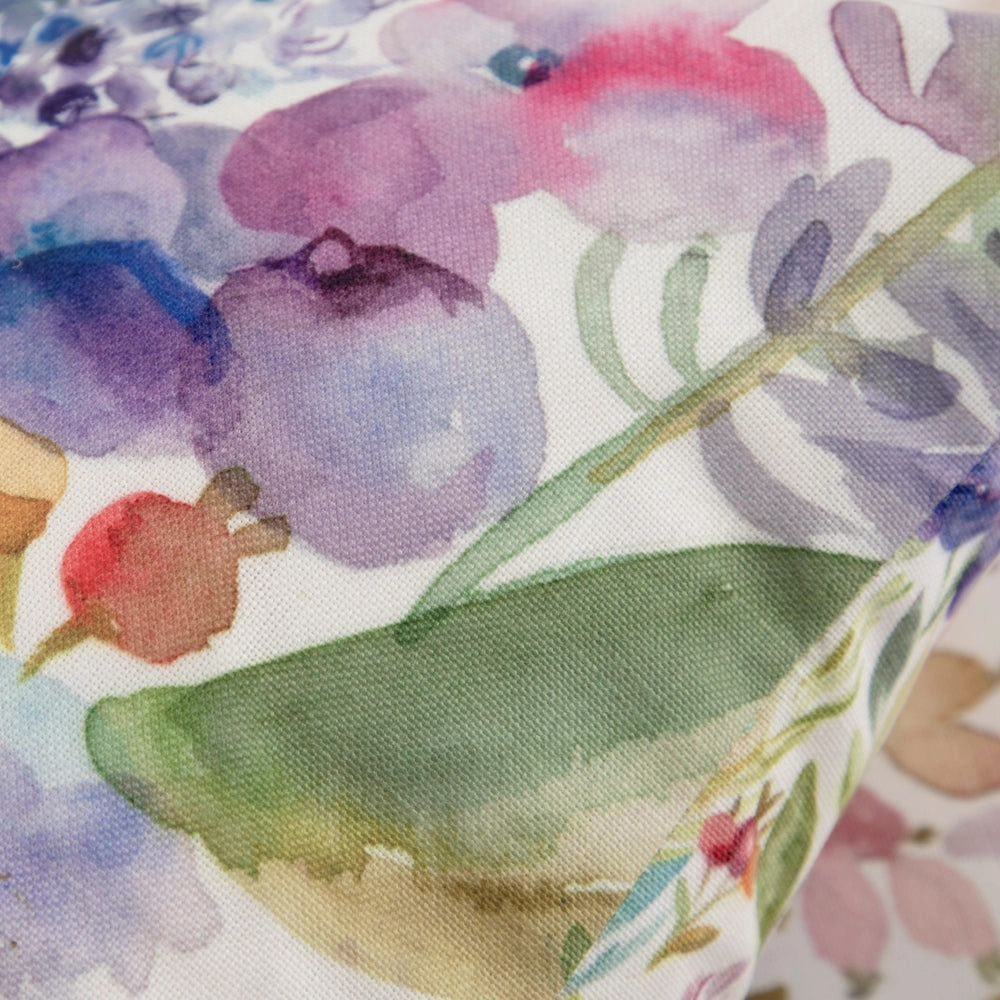 Hydrangea Outdoor Cushion Purple