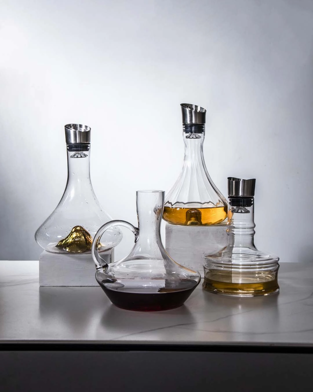 Ice Mountan Glass Decanter