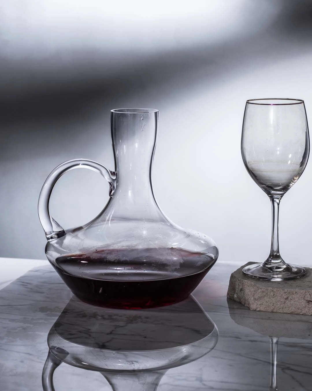 Ice Mountan Glass Decanter