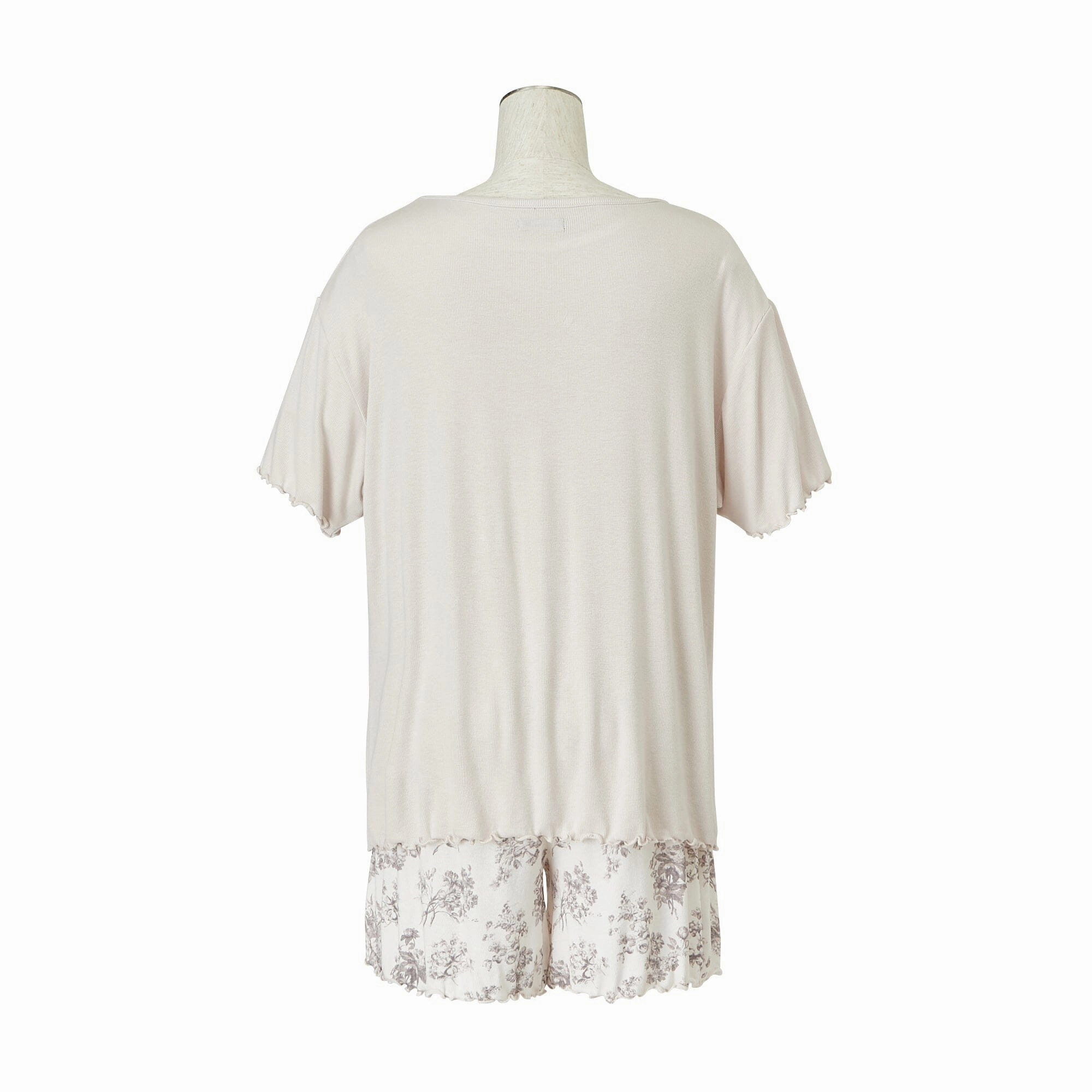 Ice Touch Print Pajamas Classic Flower