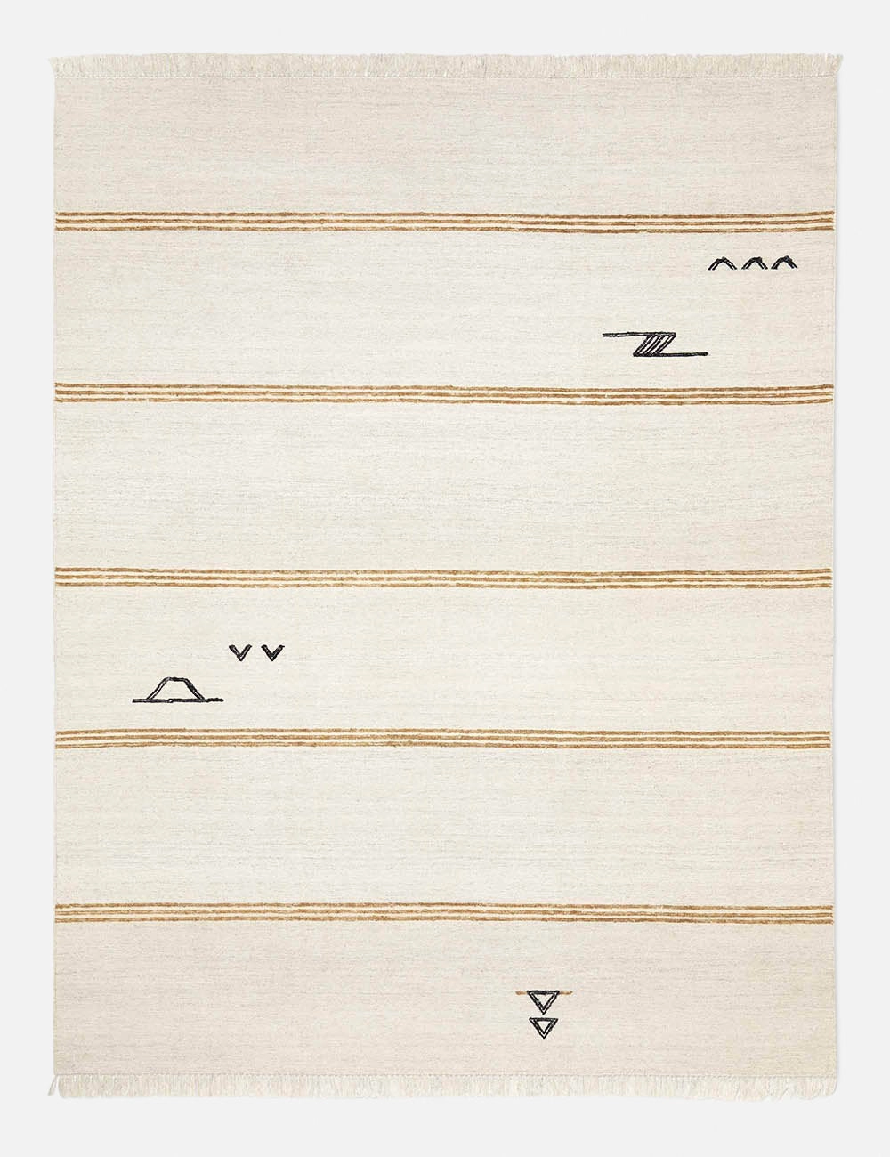 Iconic Stripe Flatweave Rug by Sarah Sherman Samuelmodern color block patchwork rug