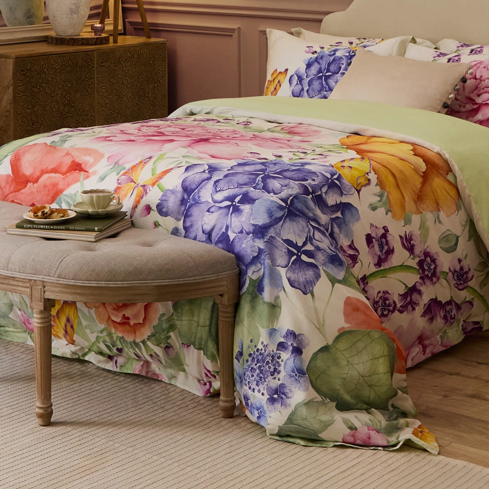 Idalia Printed Duvet Cover Set Multicolour
