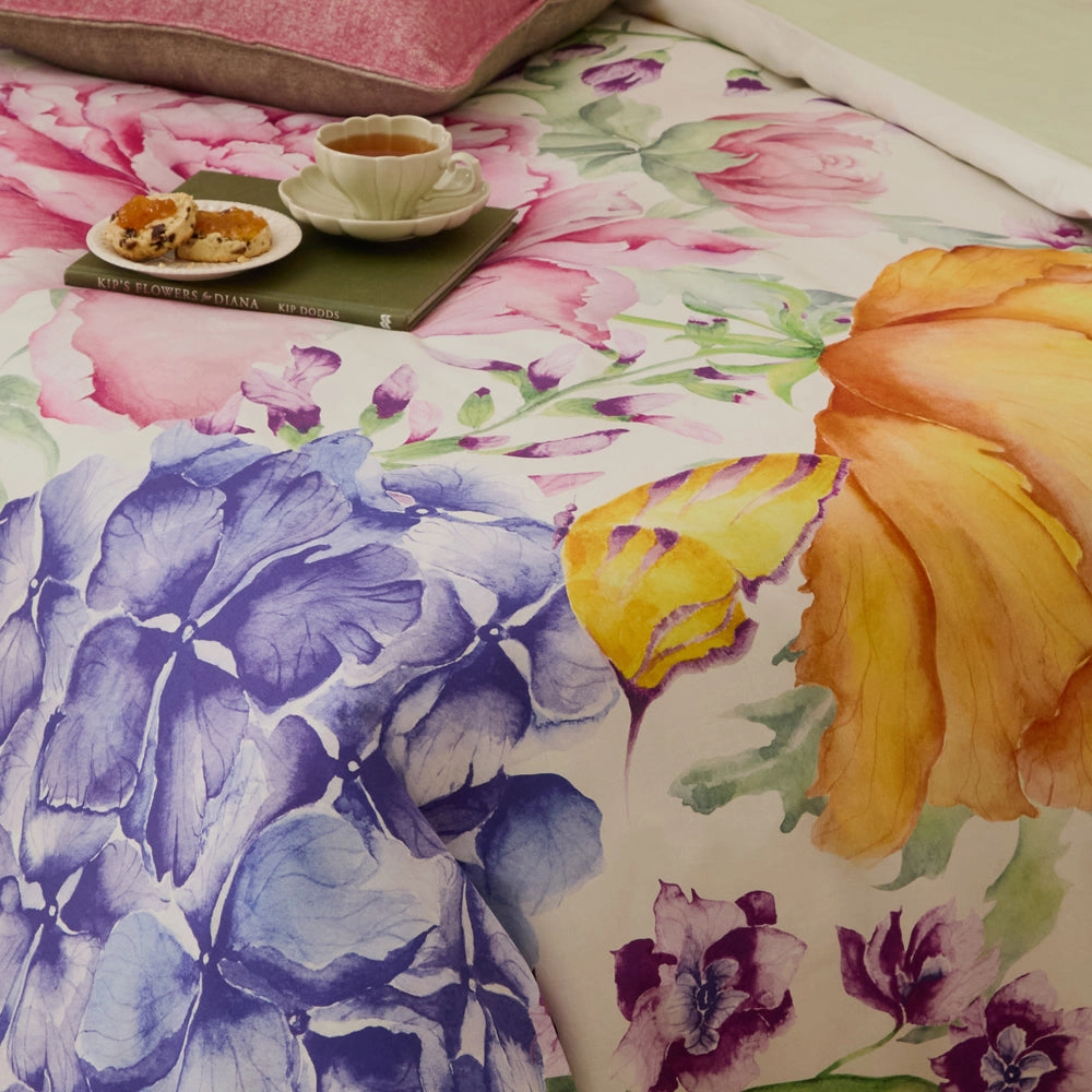 Idalia Printed Duvet Cover Set Multicolour