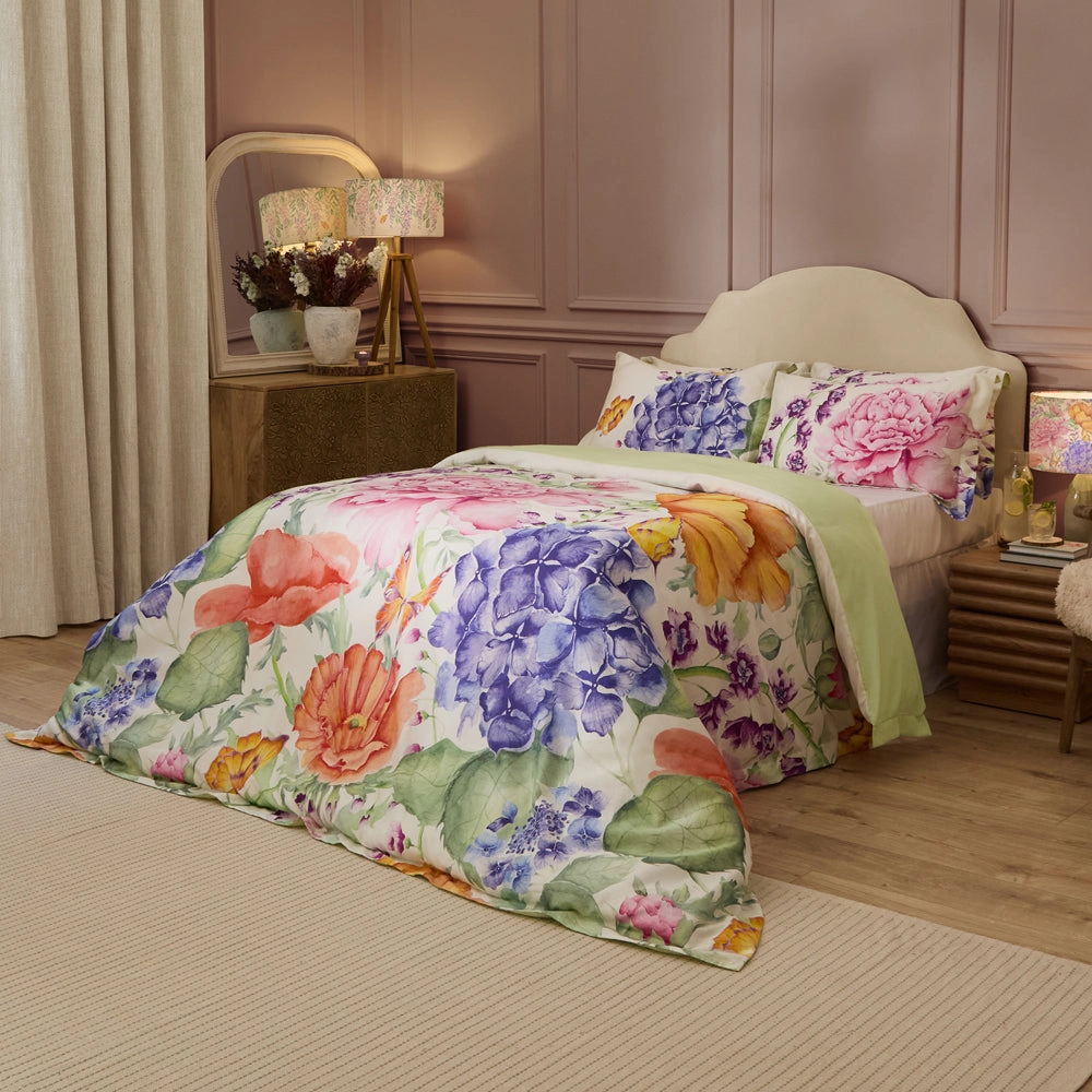 Idalia Printed Duvet Cover Set Multicolour