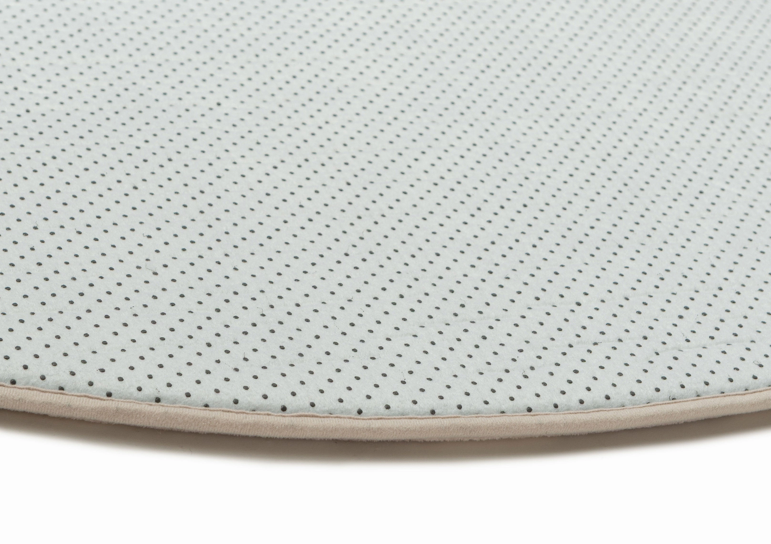 Idra Neutral Abstract Rollie Pollie Round Playmat