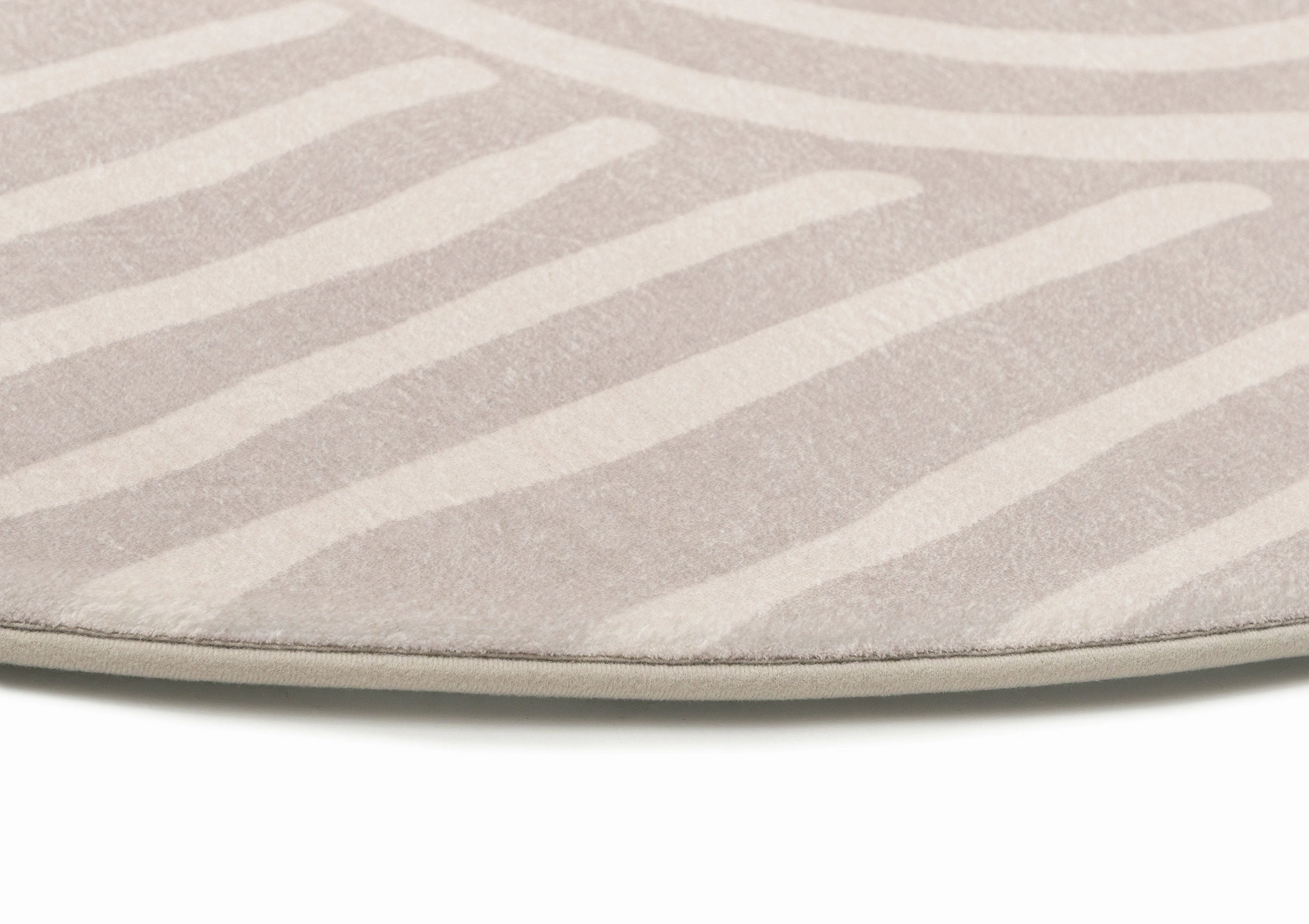 Idra Neutral Abstract Rollie Pollie Round Playmat
