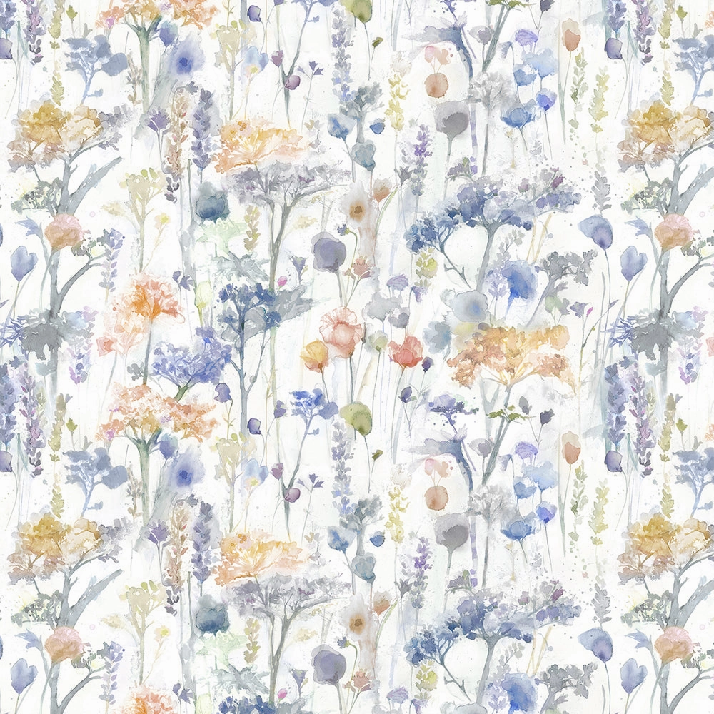 Ilinizas Printed Cotton Made to Measure Roman Blinds Clementine Natural