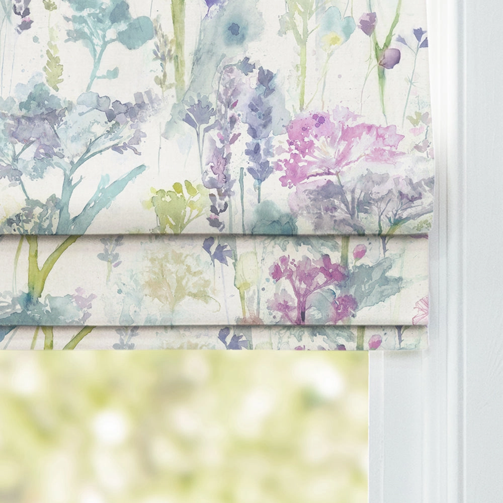Ilinizas Printed Cotton Made to Measure Roman Blinds Summer