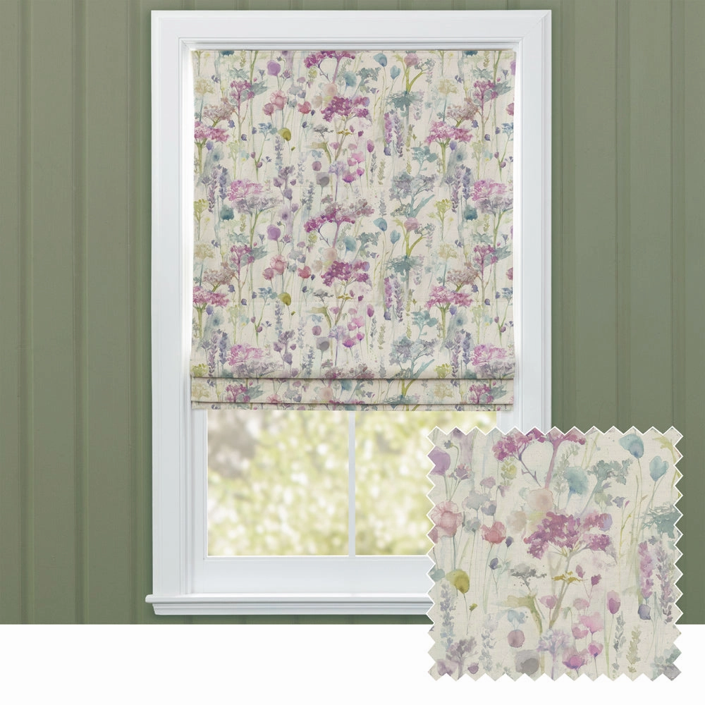 Ilinizas Printed Cotton Made to Measure Roman Blinds Summer Naturalbedding sets ,throw blankets 