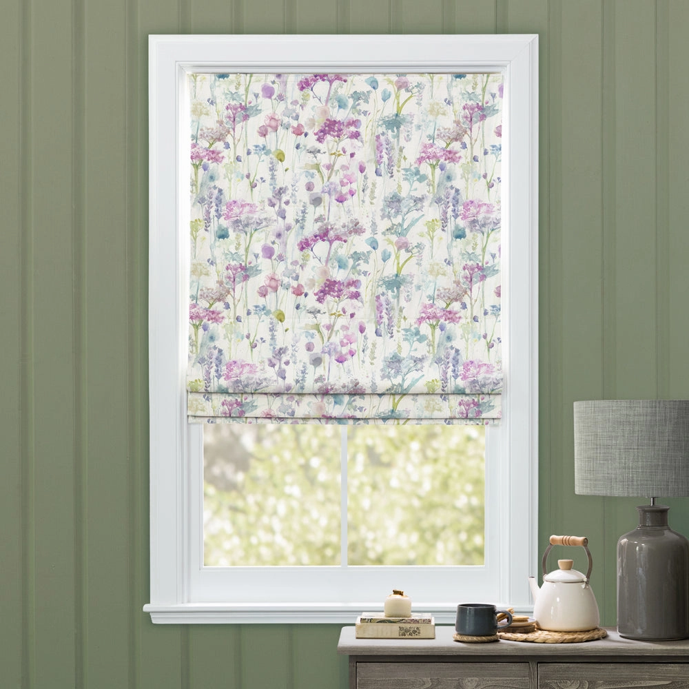 Ilinizas Printed Cotton Made to Measure Roman Blinds Summer