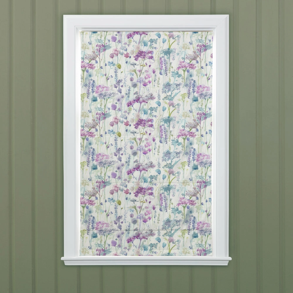 Ilinizas Printed Cotton Made to Measure Roman Blinds Summer