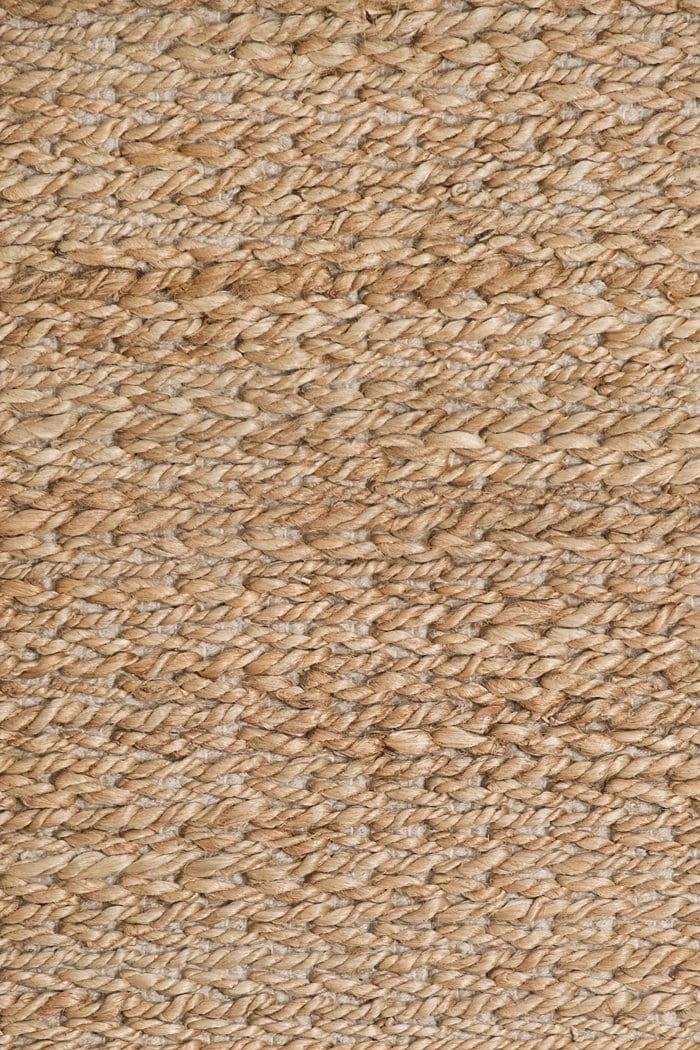 Indigo Natural Tan Braided Jute Runner Rug