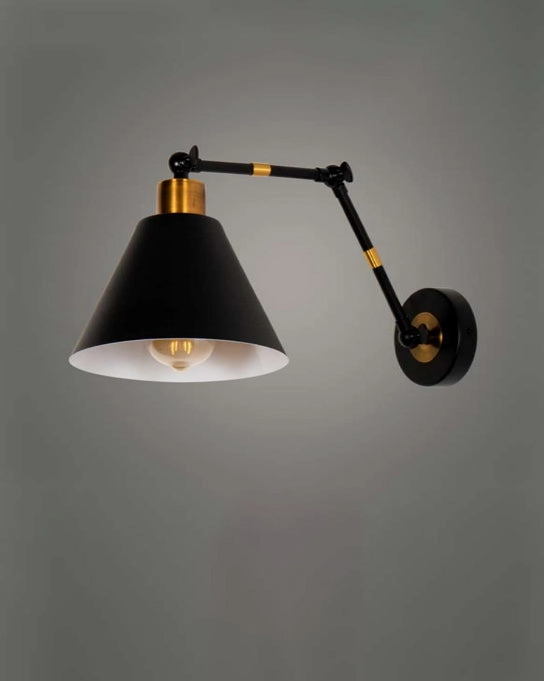 Industrial Noir Swing Arm Wall Sconcemodern wall lamp,smart wall lamp