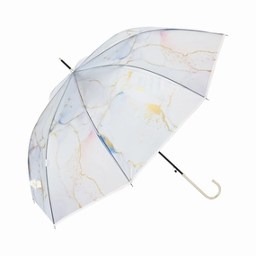 Ink Art Umbrella Long Umbrella 61Cm Sky Bluehome decor ,wall decor 