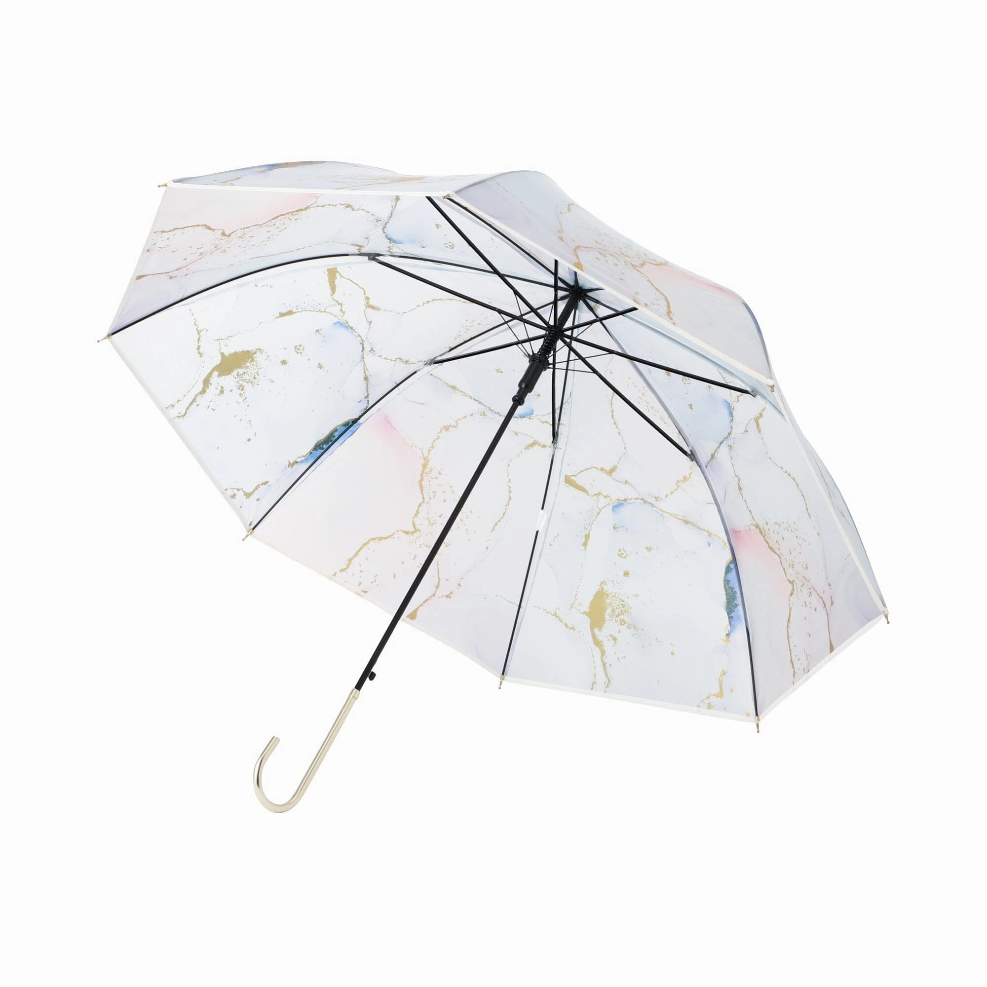 Ink Art Umbrella Long Umbrella 61Cm Sky Blue