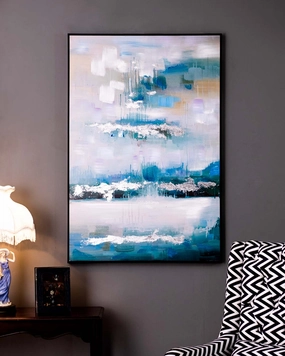Inner Depths Semi Hand-made Wall Art - 32*48  Inchnordic style wall decor