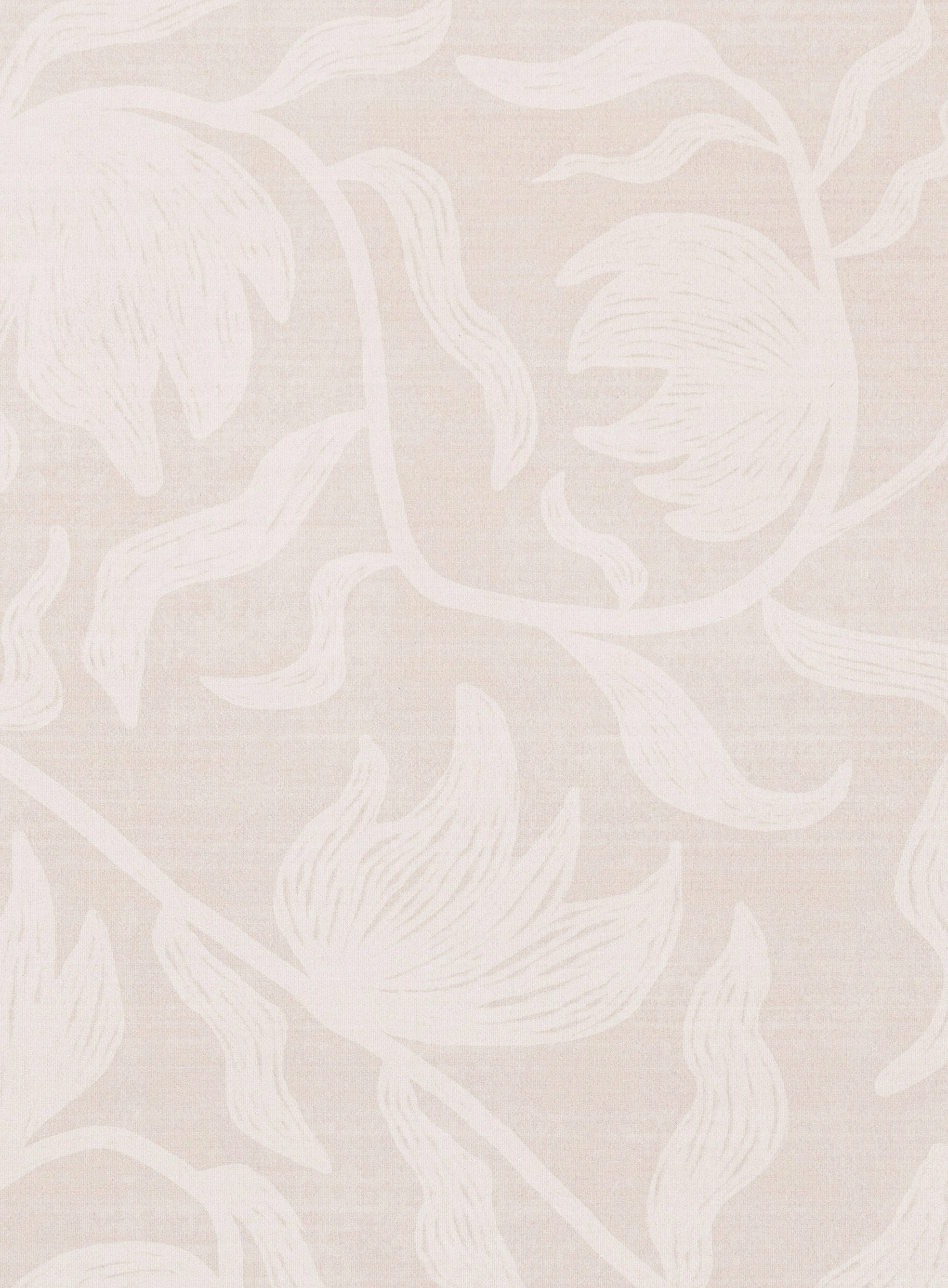Irene Beige Botanical Washable Rug