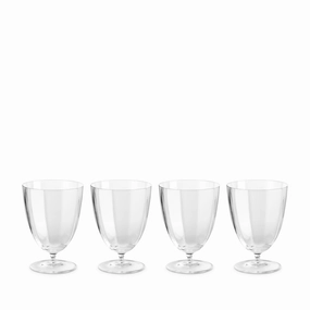 Iris Water Glasses (Set of 4)glass cups ,personalized mugs 