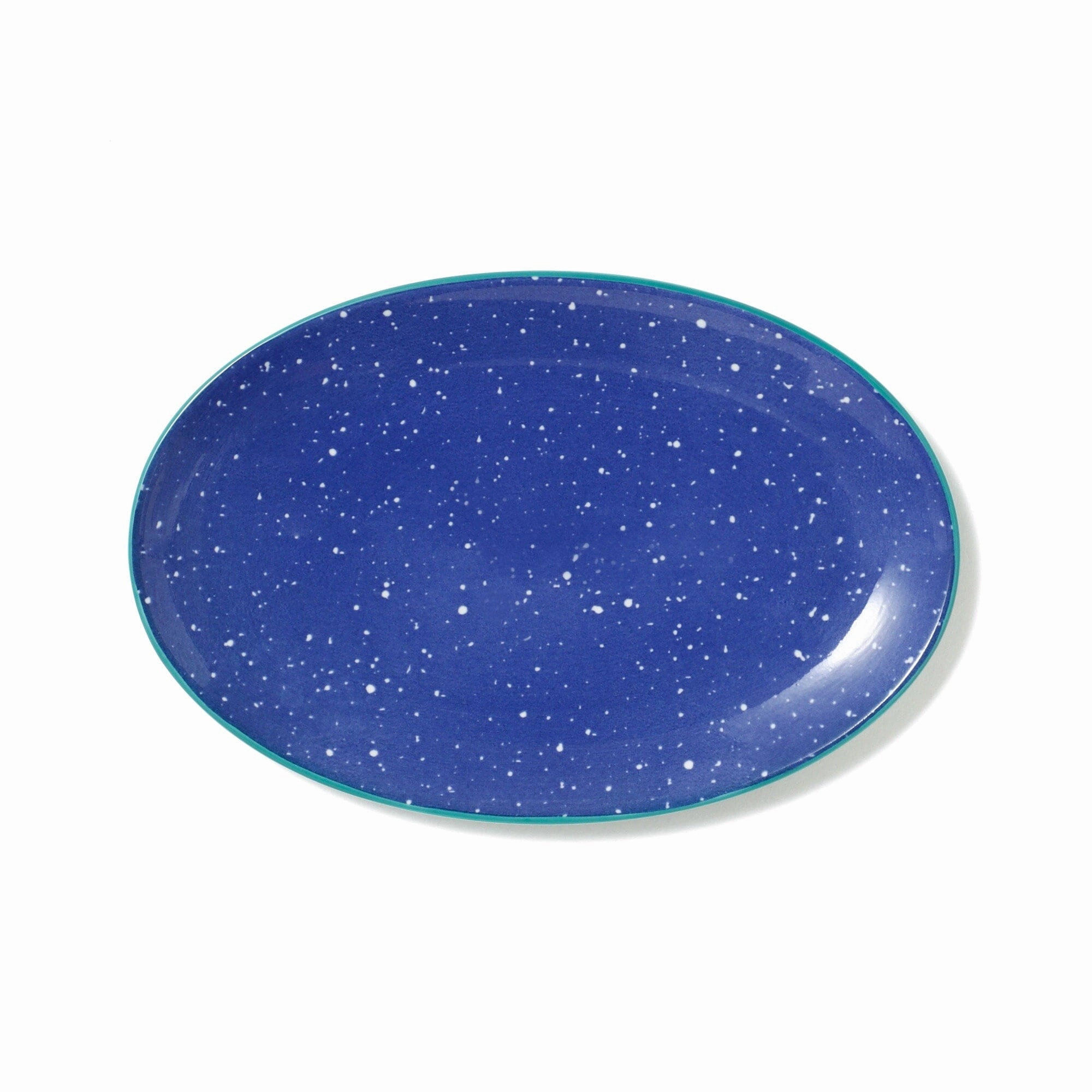 Iroiro Oval Plates Splatterhand-painted ceramic bowl