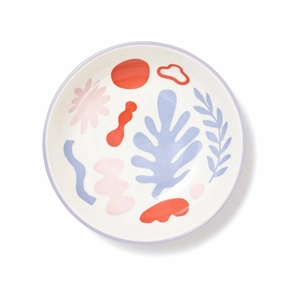 Iroiro Plates Deep Plate S Botanicalhand-painted ceramic bowl