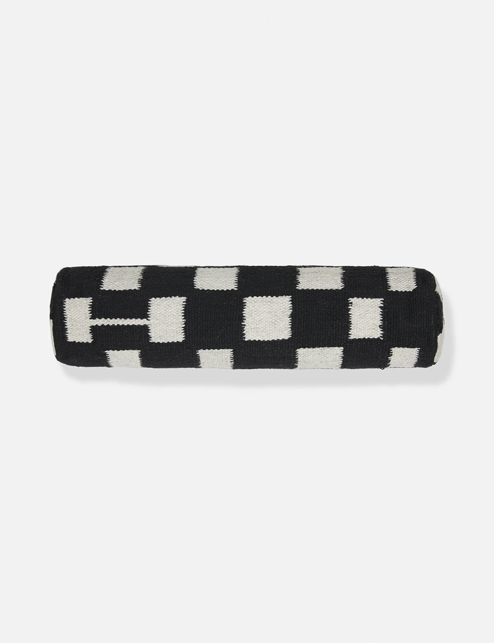 Irregular Checkerboard Bolster Pillow by Sarah Sherman Samuel