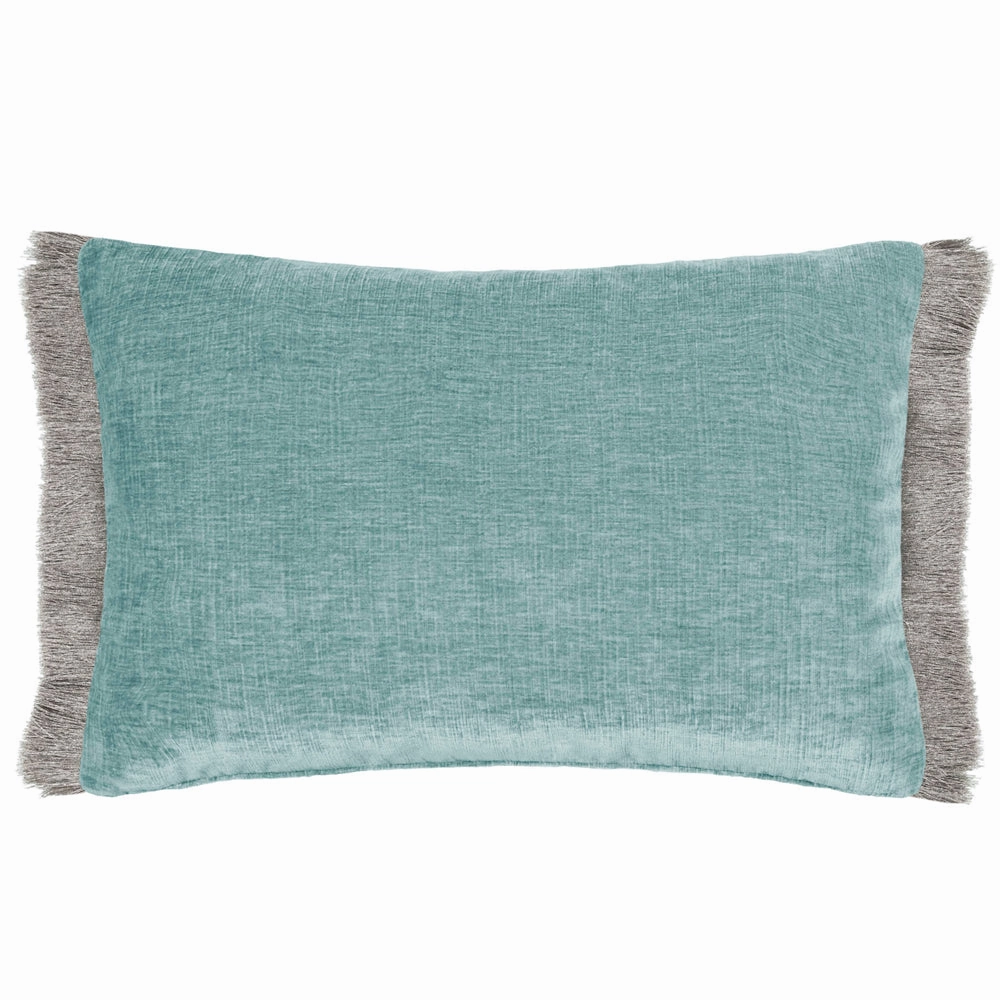 Isernia Feather Cushion Aqua