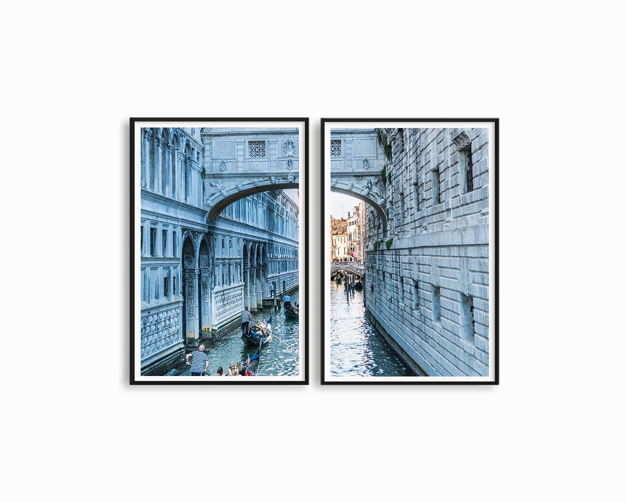 Italy Venice Riverin The City Set Includes Two Printsmodern abstract painting decor