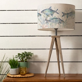 Ives Waters Eva & Aratus Complete Table Lamp Grey/Marinemodern home decor ,home decor for bedroom 