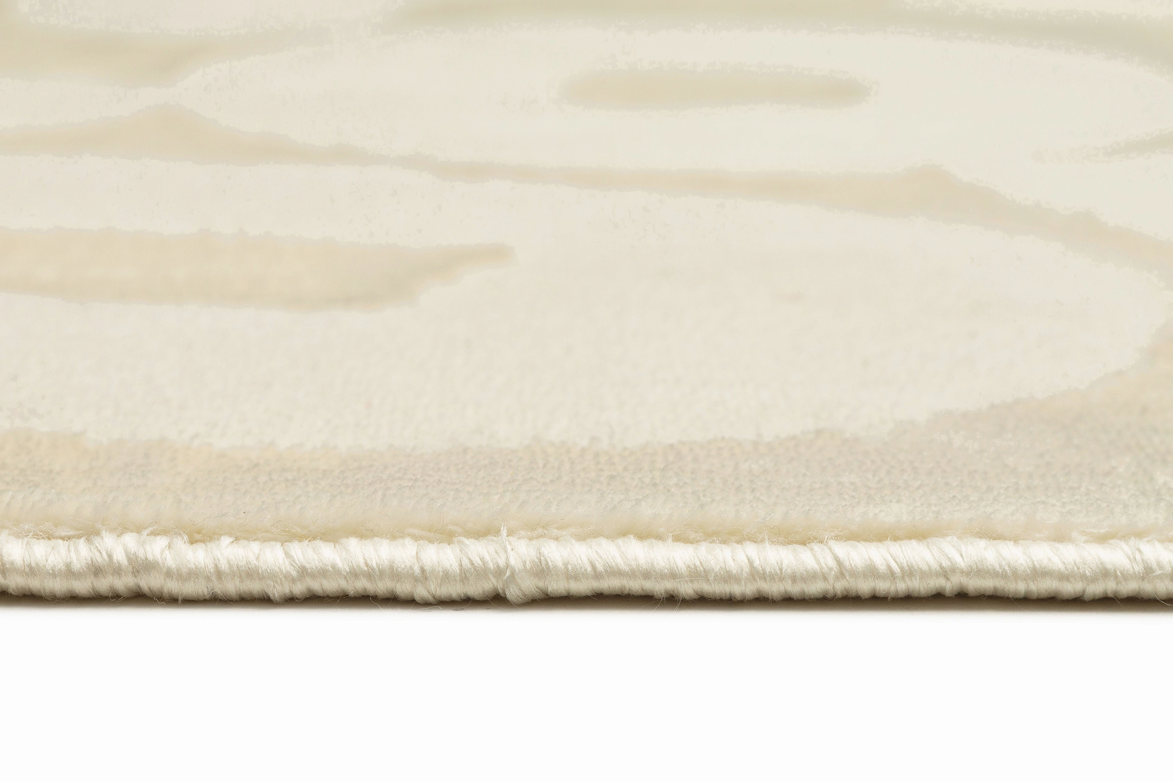 Izar Neutral Abstract Washable Rug