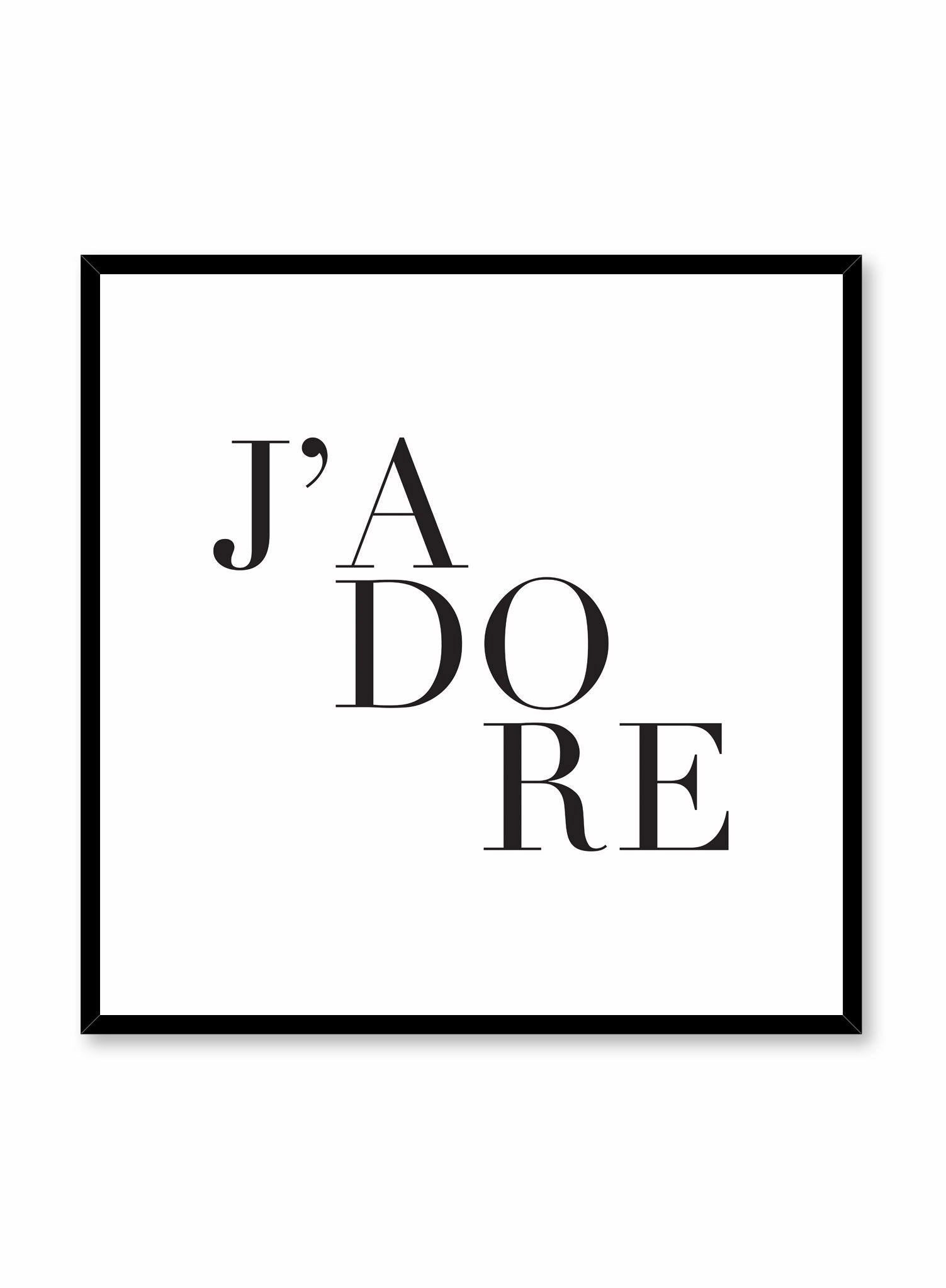 Jadore, Poster