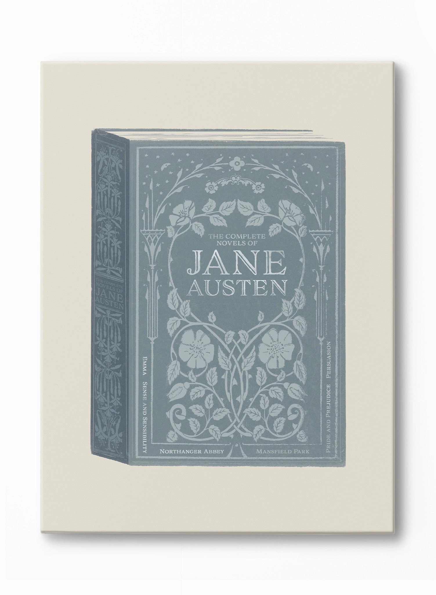 Jane Austen Book Cover, Poster